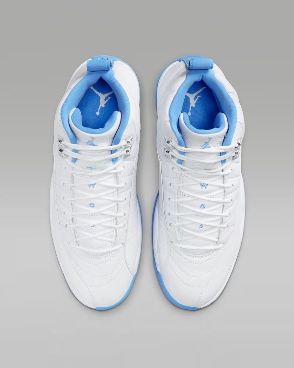 Air Jordan 12 Retro "White and University Blue" - Image 4